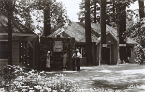 People at Shasta Springs, Siskiyou County, California, USA People at Shasta Springs, Siskiyou County, California, USA