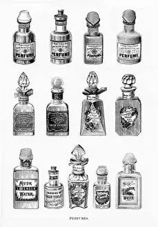 Perfume Bottles Print from Maw and Sons Catalogue 1903