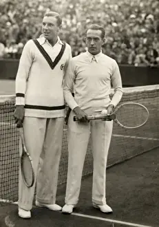 Wimbledon Winners List Prints: Perry & Cochet
