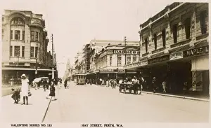 Perth Prints: Perth Hay Street Print 1900s Western Australia