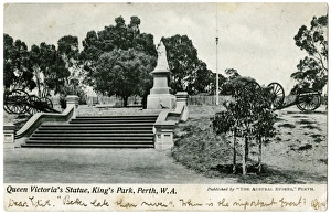 Perth, Australia - Queen Victorias Statue - Kings Park Perth, Australia - Queen Victorias Statue - Kings Park