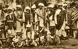 Peshawar - Pathan Tribesmen with rifles Peshawar - Pathan Tribesmen with rifles