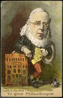 Peter Cooper Print: American Inventor and Philanthropist
