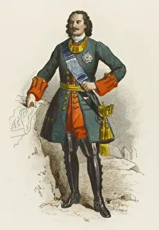 Russian Tsar History Prints: Peter the Great