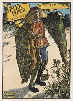Historical Nursery Rhymes Prints: Peter Piper