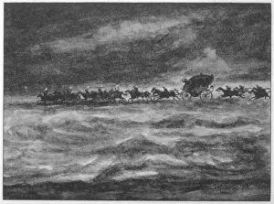 Historical Paranormal Images Prints: Phantom Coach