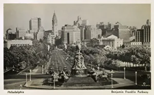 Philadelphia, USA - Benjamin Franklin Parkway Philadelphia, USA - Benjamin Franklin Parkway