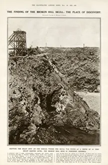 Photograph of the lead and zinc mine in Broken Hill, Northern Rhodesia (now Kabwe Photograph of the lead and zinc mine in Broken Hill, Northern Rhodesia (now Kabwe