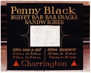 Photograph of Penny Black PH, Moorgate, London Photograph of Penny Black PH, Moorgate, London