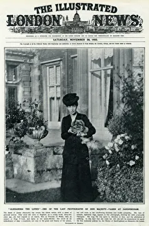 Last photograph taken of Queen Alexandra at Sandringham Last photograph taken of Queen Alexandra at Sandringham