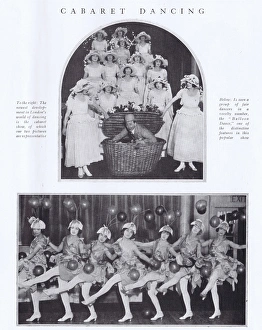 Two photographs of the cabaret show at Rectors nightclub, Lo Two photographs of the cabaret show at Rectors nightclub, Lo
