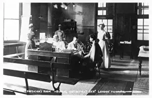 Hospital Prints: Physicians Room Print - London Hospital Outpatient Department