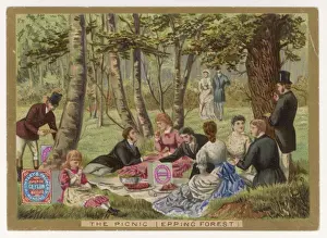 Vintage Biscuit Advertisement Prints: Picnic with Biscuits