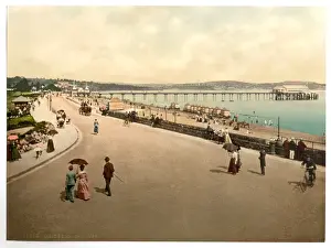 The Pier, Paignton Print, Late 19th Century