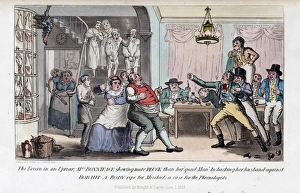 Pierce Egans Anecdotes: catroon brawl in tavern Pierce Egans Anecdotes: catroon brawl in tavern