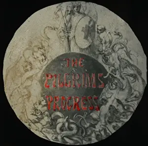 Lantern Slide Circa 1900 Prints: The Pilgrims Progress