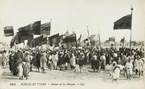 Related Images Collection: Pilgrims returning to Algeria from Mecca