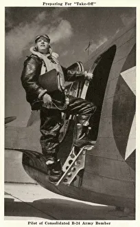 Pilot of a Consolidated B-24 US Army Airforce Bomber Pilot of a Consolidated B-24 US Army Airforce Bomber