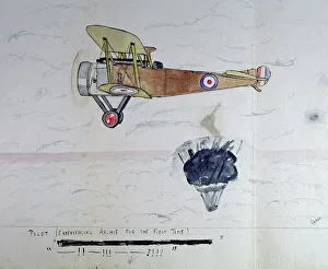 Pilot (experiencing Archie for the first time), WW1 Pilot (experiencing Archie for the first time), WW1