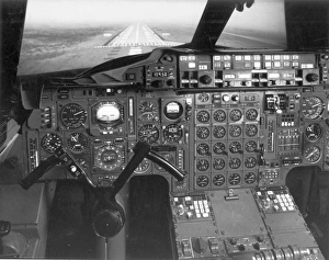 Pilots view from the Concorde simulator at BAC Filton Pilots view from the Concorde simulator at BAC Filton