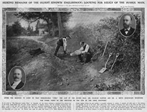 Piltdown Man: Dawson and Smith-Woodward search for more bone Piltdown Man: Dawson and Smith-Woodward search for more bone