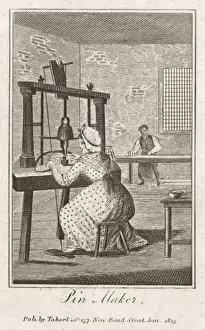 Pin Makers at Work Print, 1805