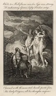 Three Graces Painting Prints: Pindar (& Three Graces)