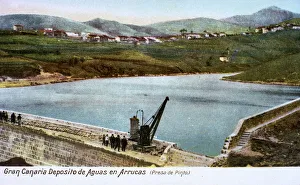 Pinto Dam, Arrucas, Gran Canaria, Canary Islands Pinto Dam, Arrucas, Gran Canaria, Canary Islands