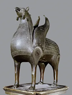 Pisa griffin. 10th-11th c. Work from the Fatimid Pisa griffin. 10th-11th c. Work from the Fatimid