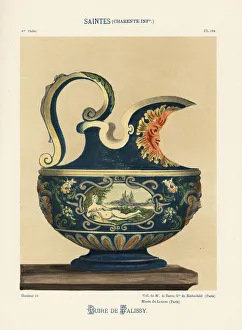Pitcher by Bernard Palissy, potter from Saintes Pitcher by Bernard Palissy, potter from Saintes