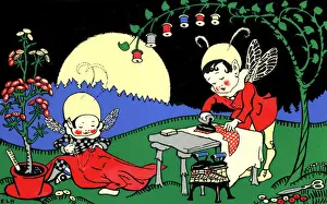 Pixies at Work Print, c. 1930