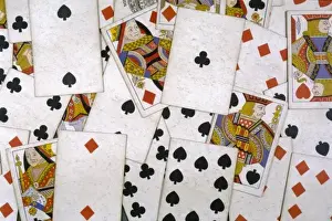 Vintage Playing Cards Prints: Playing Card Assortment