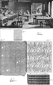 18th Century French Playing Cards Workshop Print