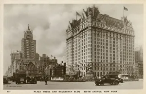 Plaza Hotel and Heckscher Building - Fifth Avenue, New York Plaza Hotel and Heckscher Building - Fifth Avenue, New York