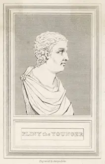 Prints of GAIUS PLINIUS CAECILIUS SECUNDUS Roman statesman and scholar Secundus Prints: Print of Roman statesman Gaius Plinius Caecilius Secundus