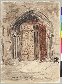 Poets Corner, Westminster Abbey Doorway Poets Corner, Westminster Abbey Doorway