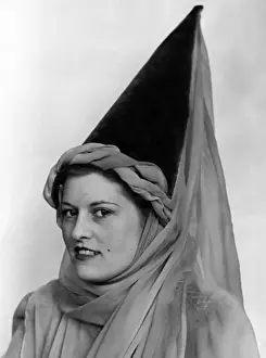 Medieval Costume Prints: Pointy Medieval Hat