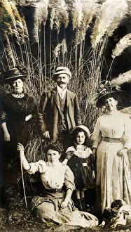 Poitiers, France - French Family Group Photograph Poitiers, France - French Family Group Photograph