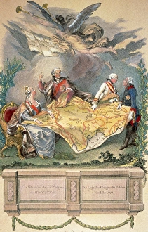 POLAND. First division. XVIII century POLAND. First division. XVIII century