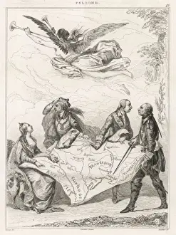 Print of the Third Partition of Poland