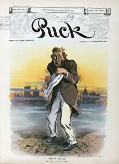 Puck Magazine Cartoons Online Prints: Policy chills