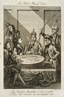 British Cartoons Prints: The Polish plumb-cake