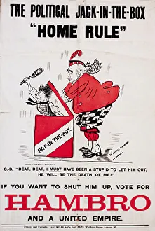 Political poster, Vote for Hambro Political poster, Vote for Hambro