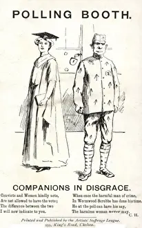 Women's Rights History Prints: Polling Booth
