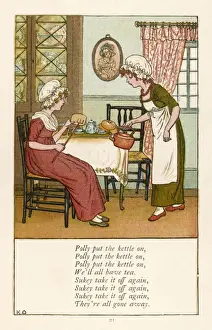 Mary Evans Prints Online Collection Prints: Polly Put the Kettle On