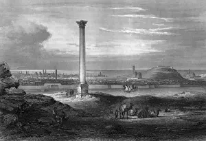 Pompey's Pillar Print - 4th century / 1850
