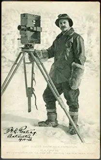 Antarctic Expedition History Prints: Ponting in Antarctic