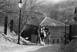 Pony and trap, Blists Hill, Shropshire Pony and trap, Blists Hill, Shropshire