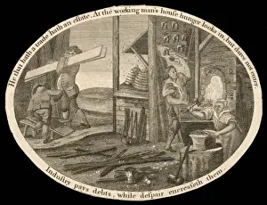 Print of Poor Richards Almanac, 1 POOR RICHARDs ALMANAC