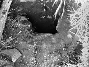 Northern Ireland Ancient Monuments Prints: A poor view of a Souterrain in Muckamore